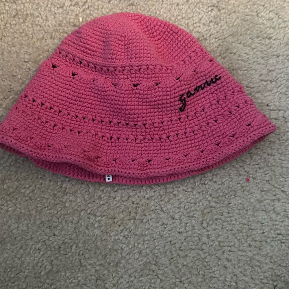 ganni bucket hat.